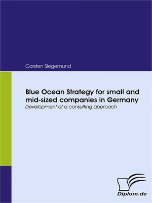 cover image of Blue Ocean Strategy for small and mid-sized companies in Germany